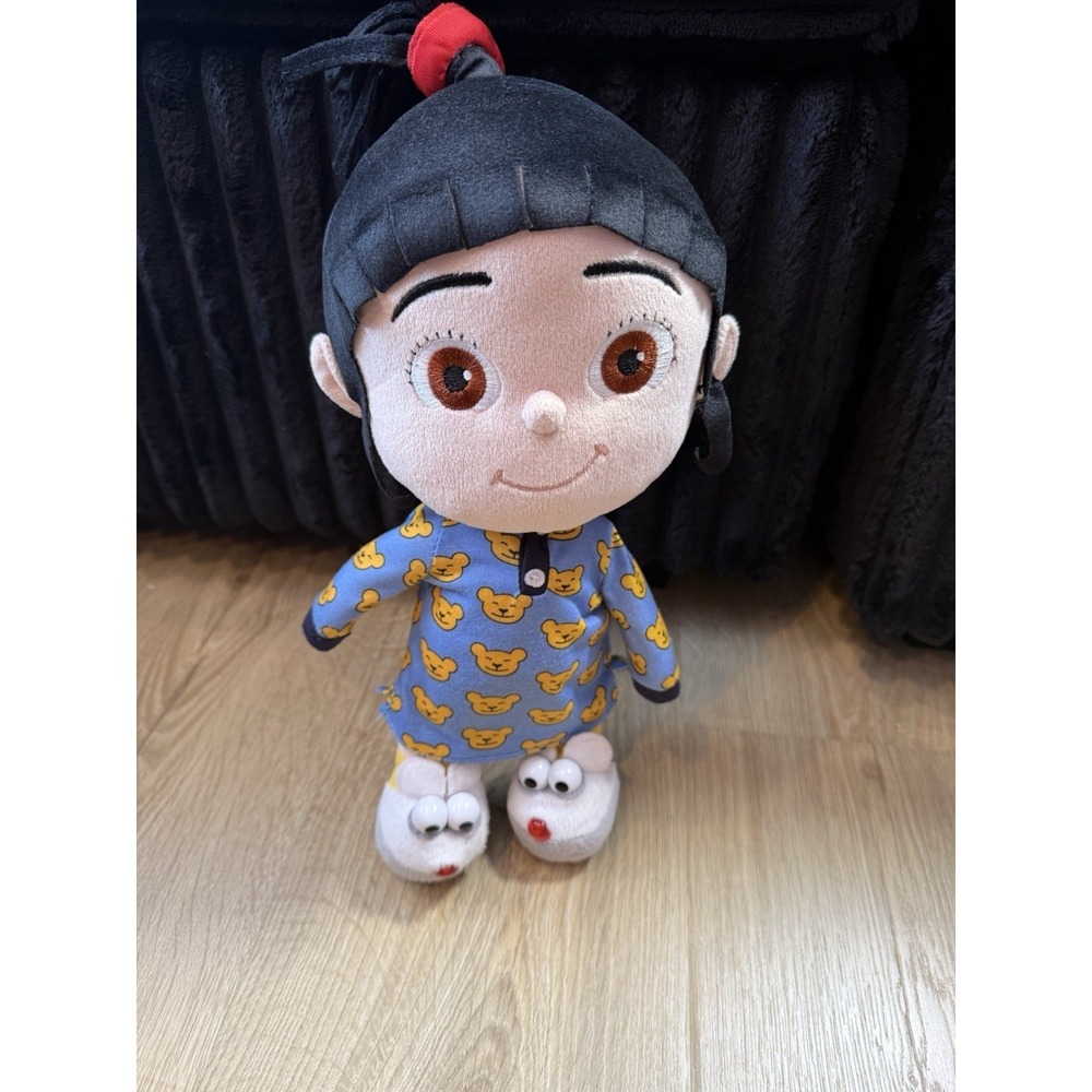 Thinkway Toys Despicable Me 2‎ Bedtime Agnes Talking Light Up Doll Plush Works!